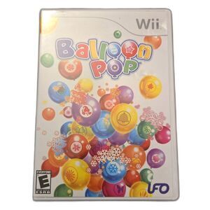 Balloon Pop Nintendo Wii Game 2007 Complete in Box CIB w/ Manual Tested